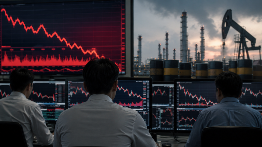 Bursele asiatice scad, iar petrolul se scumpește