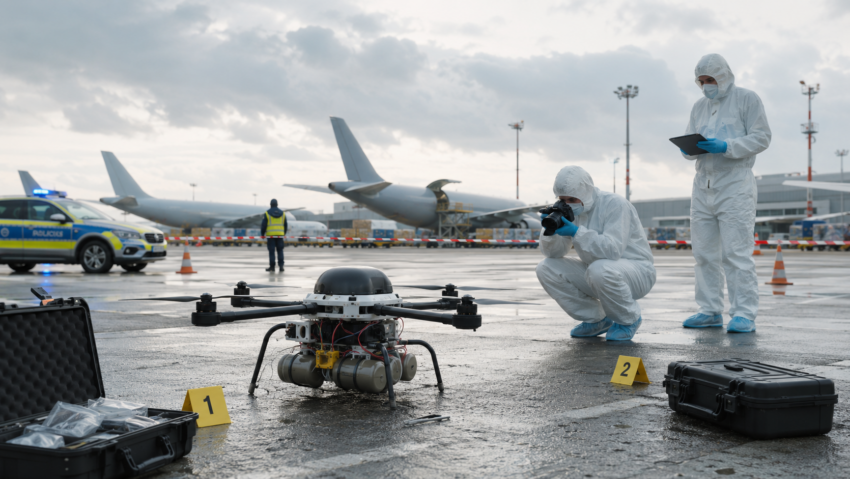 Germania investighează o dronă cu explozibil găsită la aeroportul Leipzig/Halle