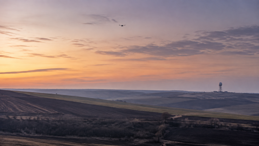 O dronă a traversat spațiul aerian al Republicii Moldova și s-a îndreptat spre România