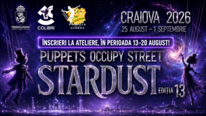 Craiova/Ateliere gratuite la Festivalul Puppets Occupy Street