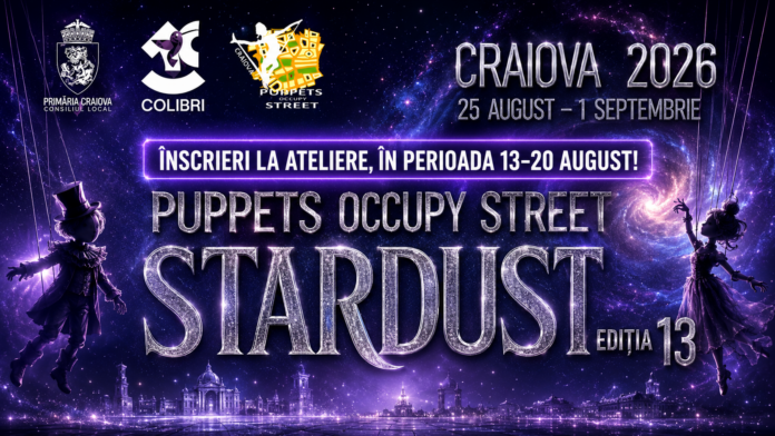 Craiova/Ateliere gratuite la Festivalul Puppets Occupy Street
