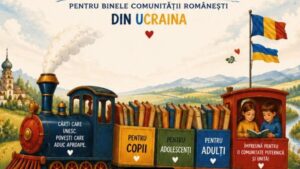 „Un tren de cărți” – campanie de colectare de carte pentru comunitatea românească din Ucraina