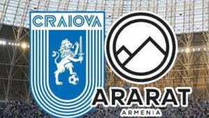Brigăzi din Scoția, respectiv Lituania, vor arbitra meciurile dintre Universitatea Craiova și Ararat-Armenia Erevan