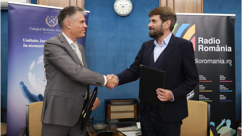 CMSR și Radio România, parteneriat pentru educație și prevenție în sănătatea orală
