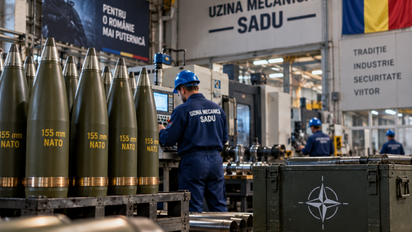 Uzina Mecanică Sadu va produce muniție NATO de 155 mm după o investiție de 25 de milioane de euro