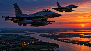 Alertă în Tulcea: o țintă aeriană a intrat în spațiul României. Două avioane F-16 au fost ridicate de la sol