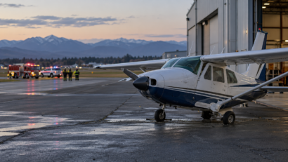 Un avion de mici dimensiuni a fost implicat într-un incident la aerodromul din Iași