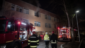 Incendiu la Spitalul de Psihiatrie din Ștei: 116 persoane evacuate