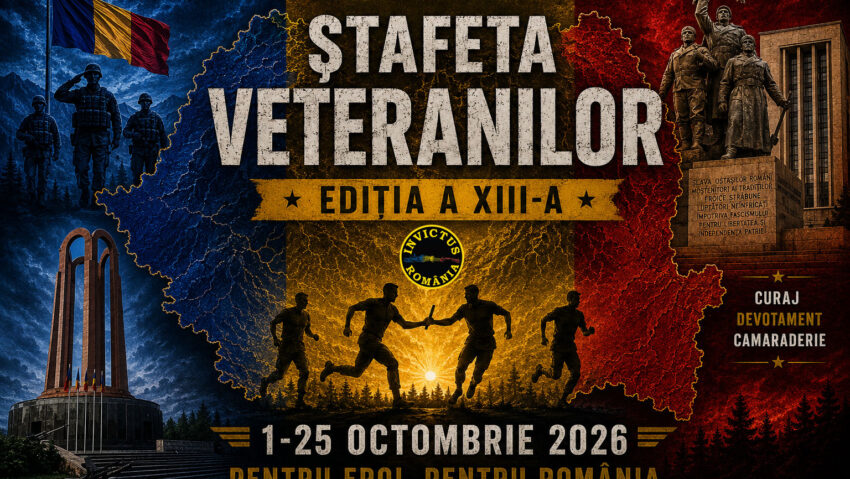 Ștafeta Veteranilor Invictus, ediția a XIII-a, pornește la drum