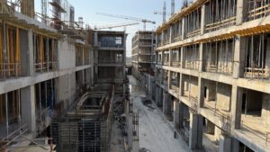 Spitalul Regional de Urgență Craiova prinde contur: lucrările au ajuns la etajul 4, iar structura clădirii tehnice este finalizată