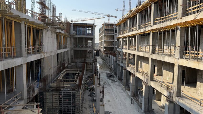 Spitalul Regional de Urgență Craiova prinde contur: lucrările au ajuns la etajul 4, iar structura clădirii tehnice este finalizată