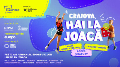 Urban Playfield transformă Piața Mihai Viteazul într-un teren uriaș de joacă și sport