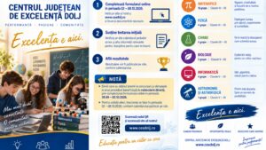Centrul Județean de Excelență Dolj, rezultate remarcabile la olimpiadele naționale. Încep înscrierile pentru anul școlar 2026-2027
