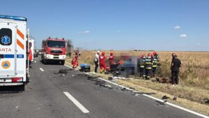 Accident mortal pe DN 65C, în afara localității Motoci