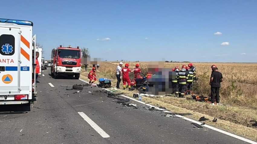 Accident mortal pe DN 65C, în afara localității Motoci