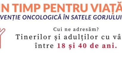 Gorj: Acțiune de prevenție oncologică în comuna Țânțăreni