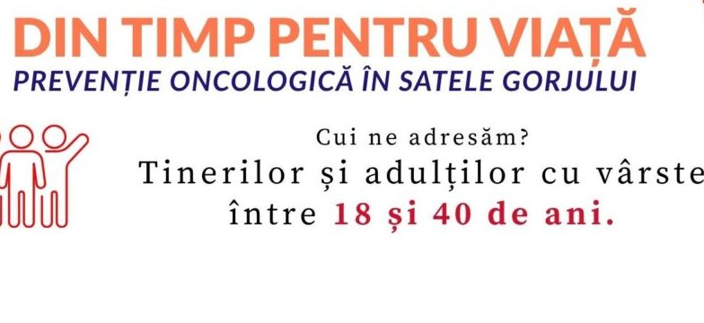 Gorj: Acțiune de prevenție oncologică în comuna Țânțăreni
