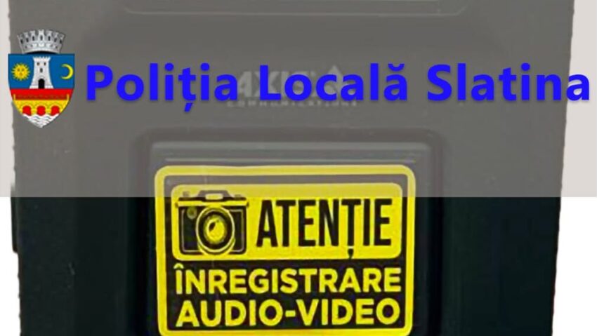 Olt: Polițiștii locali din Slatina vor fi dotați cu bodycam