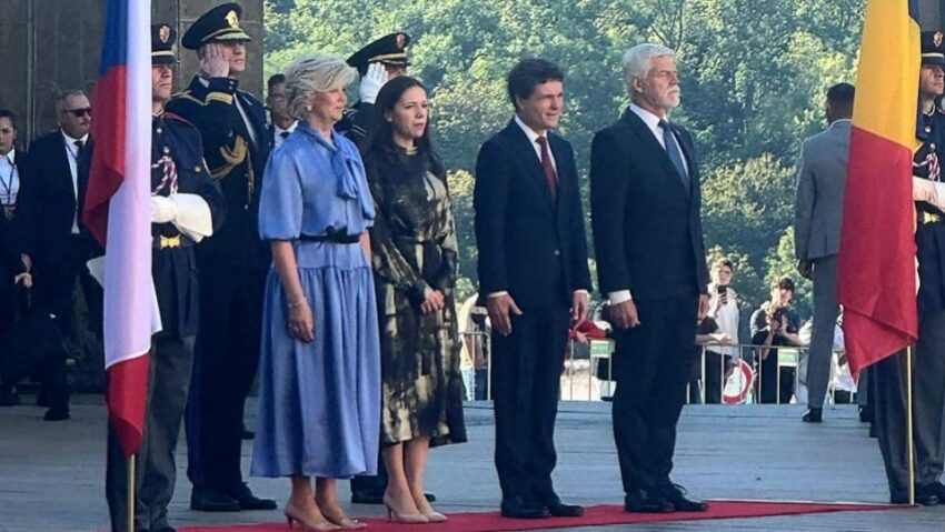 Moment istoric în relația România-Cehia. Nicușor Dan, în vizită oficială la Praga