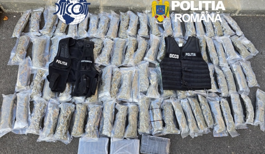 Dolj: Cetățean bulgar depistat cu 3 kilograme de cocaină și 11 kilograme de canabis