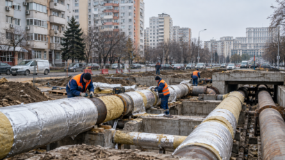 Peste 1.800 de blocuri din București sunt afectate de lucrările la rețeaua termică