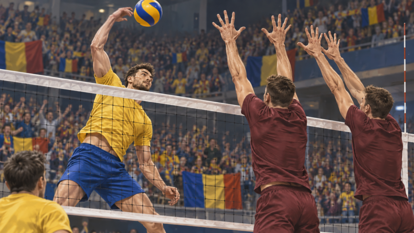 România a început Europeanul de volei cu o înfrângere