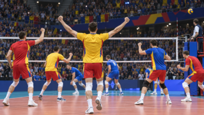 România s-a calificat în optimile Campionatului European de volei