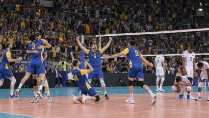 România a revenit de la 0-2 și a învins Franța la EuroVolley