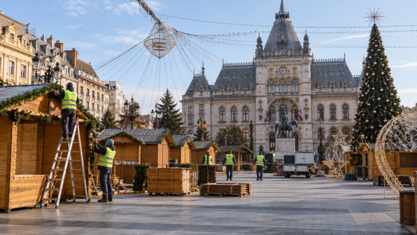 Craiova vrea din nou titlul pentru cel mai frumos Târg de Crăciun