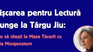 „Silent Reading Party” în Parcul Central din Târgu Jiu