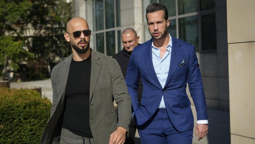 Fraţii Tate, trimişi din nou în judecată, în România, pentru trafic de minori şi spălare de bani