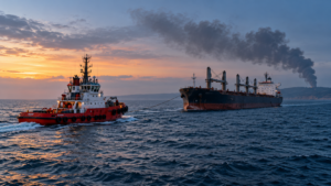 Incident naval în Marea Neagră: 11 marinari salvați, trei rămân internați