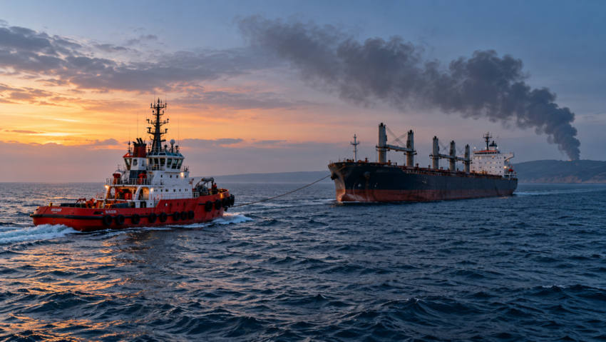 Incident naval în Marea Neagră: 11 marinari salvați, trei rămân internați