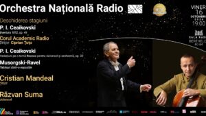 Cristian Mandeal deschide stagiunea 98 a Orchestrei Naționale Radio, alături de violoncelistul Răzvan Suma