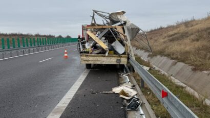 Accident rutier pe DEx12, în zona Lunca Corbului