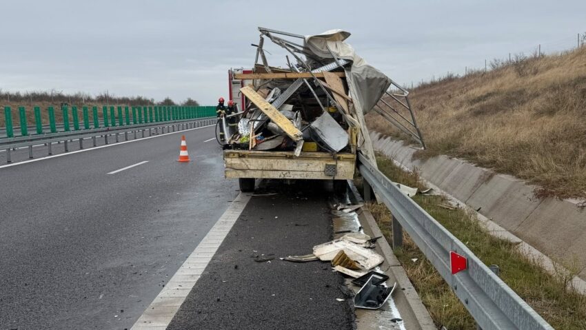 Accident rutier pe DEx12, în zona Lunca Corbului