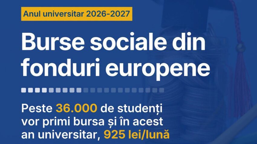 Ministerul Educației și Cercetării: 36.000 de studenți vor primi burse sociale