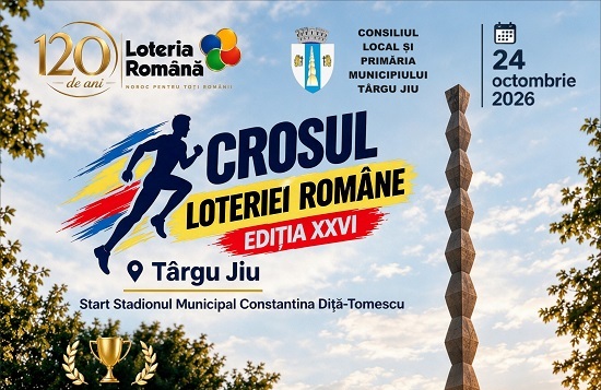 Premii de 150.000 de lei la Crosul Loteriei Române de la Târgu Jiu