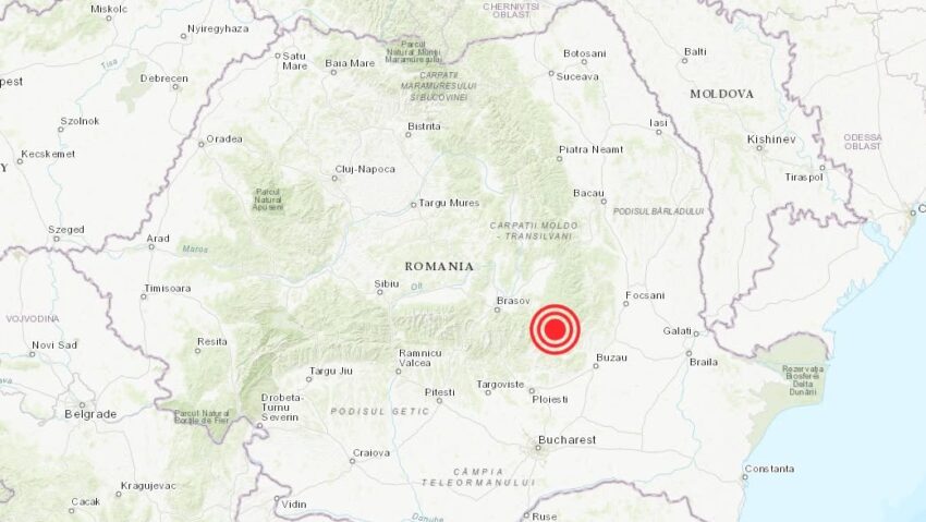 Cutremur cu magnitudinea de 4,8 în zona Vrancea