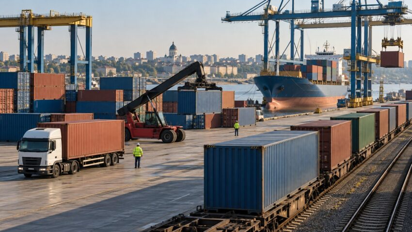 INS: deficitul comercial ajunge la 22,44 miliarde de euro în primele opt luni