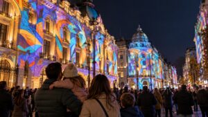 Spotlight a adus instalații interactive și animațiile studenților pe Calea Victoriei