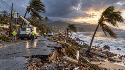 Simon afectează coasta Mexicului. Uraganul s-a redus la categoria 3, dar rămâne periculos