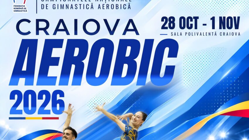 Craiova găzduiește Campionatele Naționale de Gimnastică Aerobică