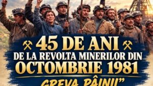 Gorj: Simpozion comemorativ dedicat împlinirii a 45 de ani de la „Greva Pâinii”, la Motru