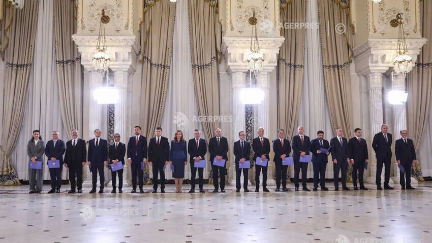 Miniștrii Guvernului Niculescu au depus jurământul