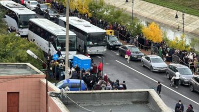 Iași/Pelerinajul de Sf. Parascheva, monitorizat cu drona