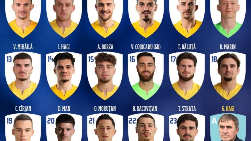 Liga Națiunilor/Hagi a ales cei 23 de tricolori pentru meciul cu Polonia