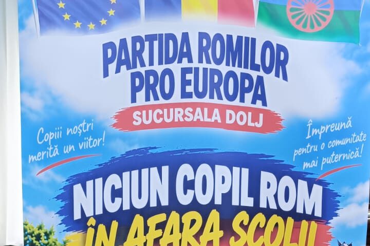 Asociația Partida Romilor PRO-EUROPA Sucursala Dolj a lansat campania „Niciun copil rom în afara şcolii!”