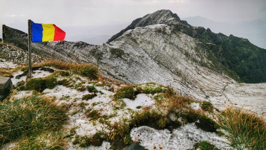 Ninge din nou pe Transfăgărășan